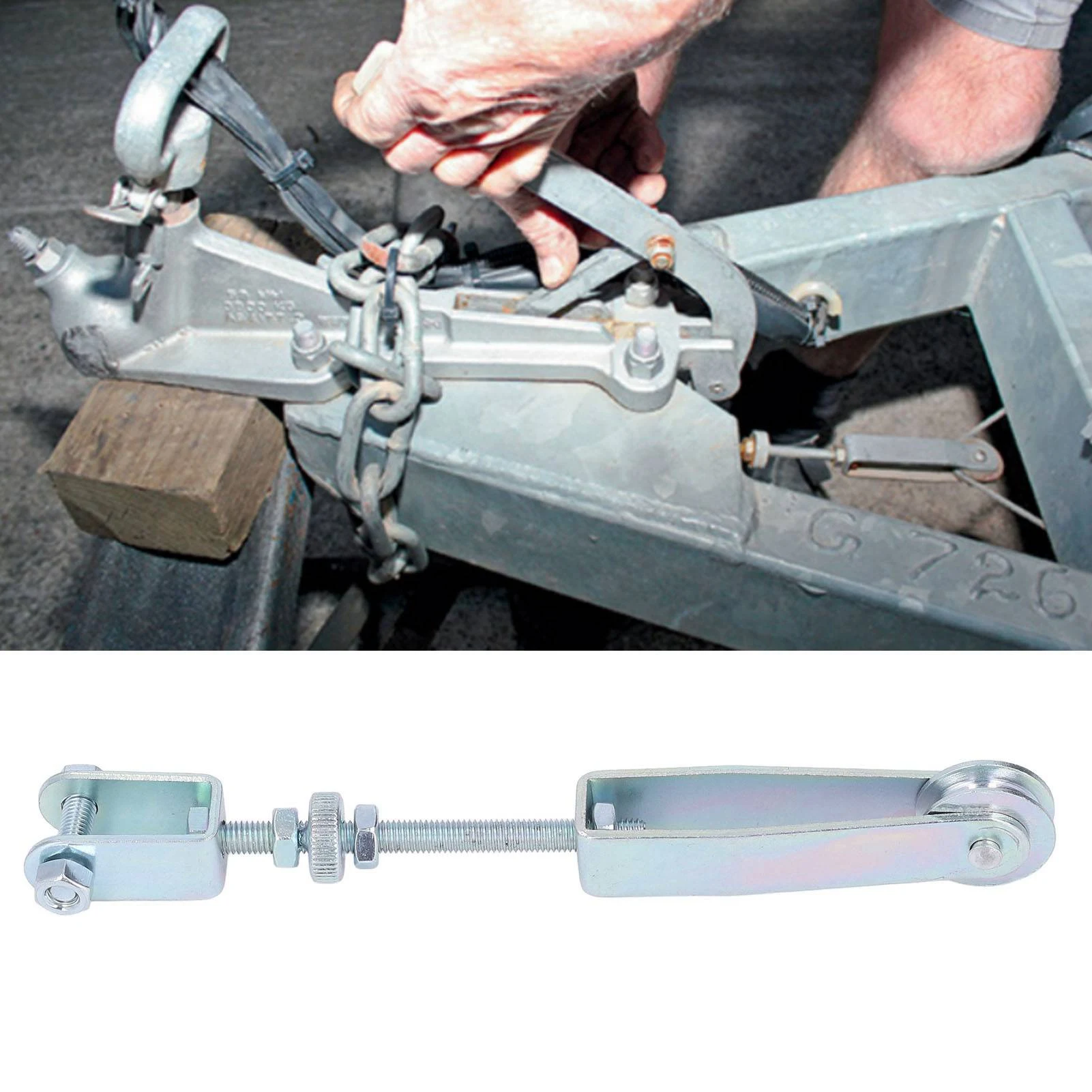 Регулятор троса ручного тормоза из углеродистой стали, оцинкованный прицеп, длина 240 мм для караванов, лодок и автомобилей, прицепов
Регулятор троса ручного тормоза из углеродистой стали, оцинкованный прицеп, длина 240 мм для караванов, лодок и автомобилей, прицепов