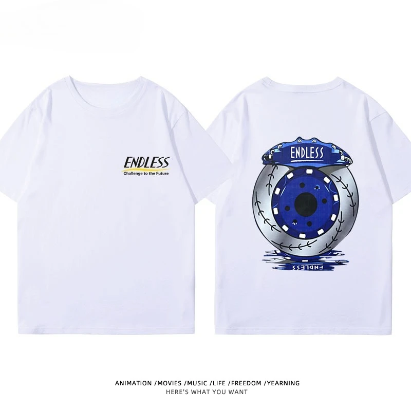 ENDLESS Brake T-Shirt Men and Women's Forged Calipers User Classic Short Sleeve JDM Modified Car Culture Peripheral Half Sleeve
ENDLESS Brake T-Shirt Men and Women's Forged Calipers User Classic Short Sleeve JDM Modified Car Culture Peripheral Half Sleeve