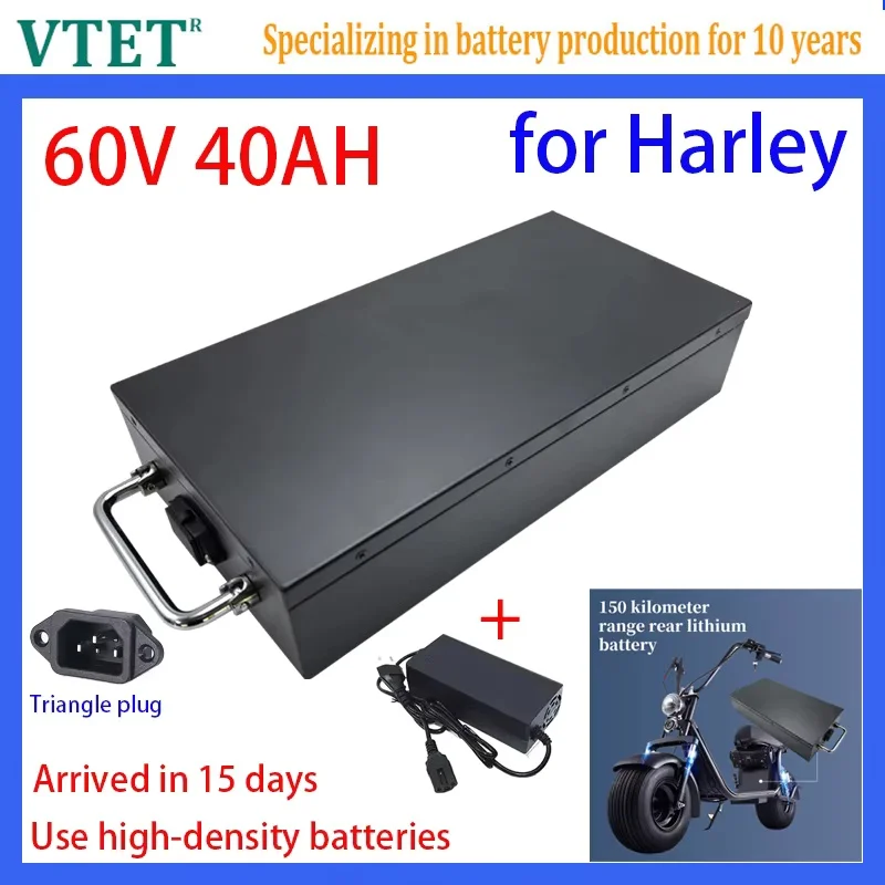 High Quality Battery Pack Modification for Harley 60V 40Ah High-power Lithium Battery Waterproof Electric Vehicle Application
High Quality Battery Pack Modification for Harley 60V 40Ah High-power Lithium Battery Waterproof Electric Vehicle Application