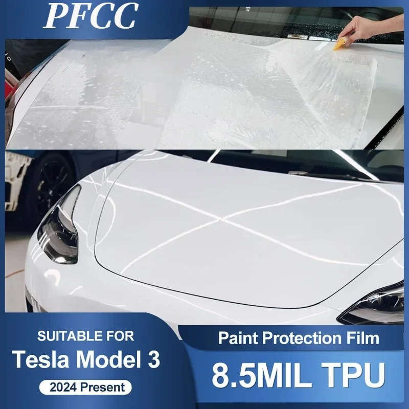 PFCC Car Cover Paint Protection Film Clear PPF Cover Sunshade Film For Tesla Model 3 2024 Premium Anti Scratch Invisible
PFCC Car Cover Paint Protection Film Clear PPF Cover Sunshade Film For Tesla Model 3 2024 Premium Anti Scratch Invisible