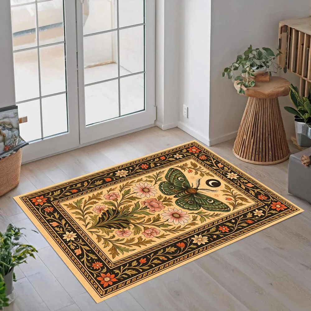 Moth Rug Botanical Area Carpet Moon Phase Nature Lover Gift Cottagecore Boho Home Decor Mat Classic Natural Non Slip Coir Rug
Moth Rug Botanical Area Carpet Moon Phase Nature Lover Gift Cottagecore Boho Home Decor Mat Classic Natural Non Slip Coir Rug