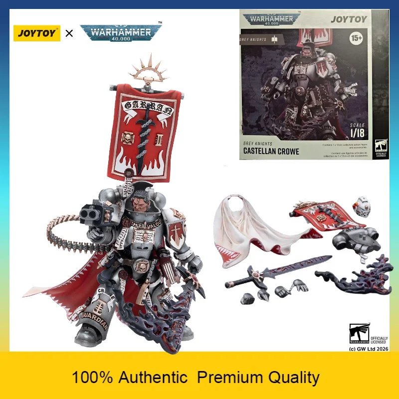 JOYTOY Warhammer 40K Grey Knights Space Marines Castellan Crowe 1/18 Fully Articulated Action Figure Collectible Model Pre-order
JOYTOY Warhammer 40K Grey Knights Space Marines Castellan Crowe 1/18 Fully Articulated Action Figure Collectible Model Pre-order
