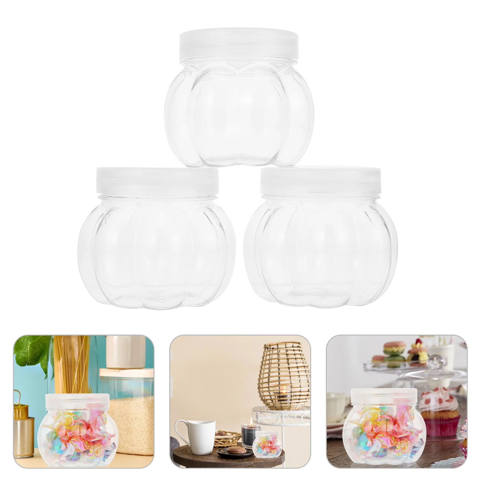 12 Pcs Pet Pumpkin Jar Portable Candy Jars Children Holder Gift Storage Mini The Decoration
12 Pcs Pet Pumpkin Jar Portable Candy Jars Children Holder Gift Storage Mini The Decoration