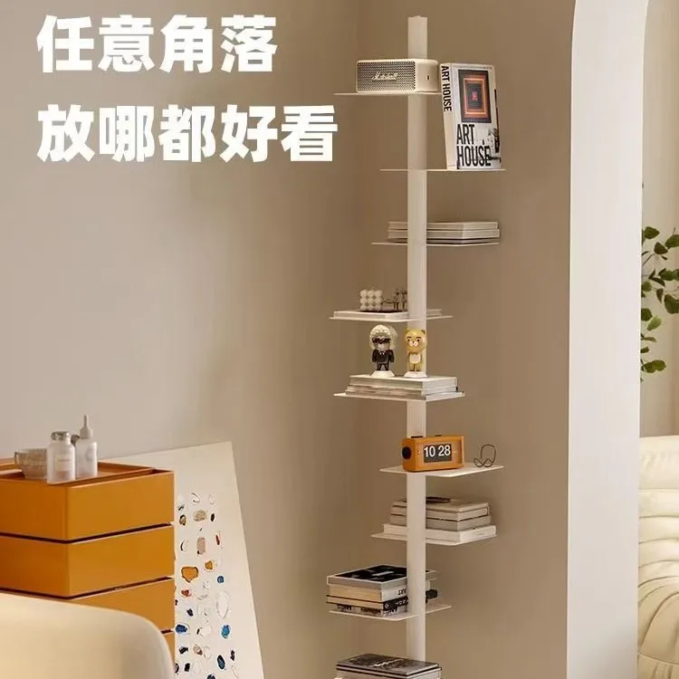 Rotating invisible bookshelf Floor-to-ceiling Internet celebrity Wrought iron storage Aromatherapy shelf Flower shelf Indoor
Rotating invisible bookshelf Floor-to-ceiling Internet celebrity Wrought iron storage Aromatherapy shelf Flower shelf Indoor