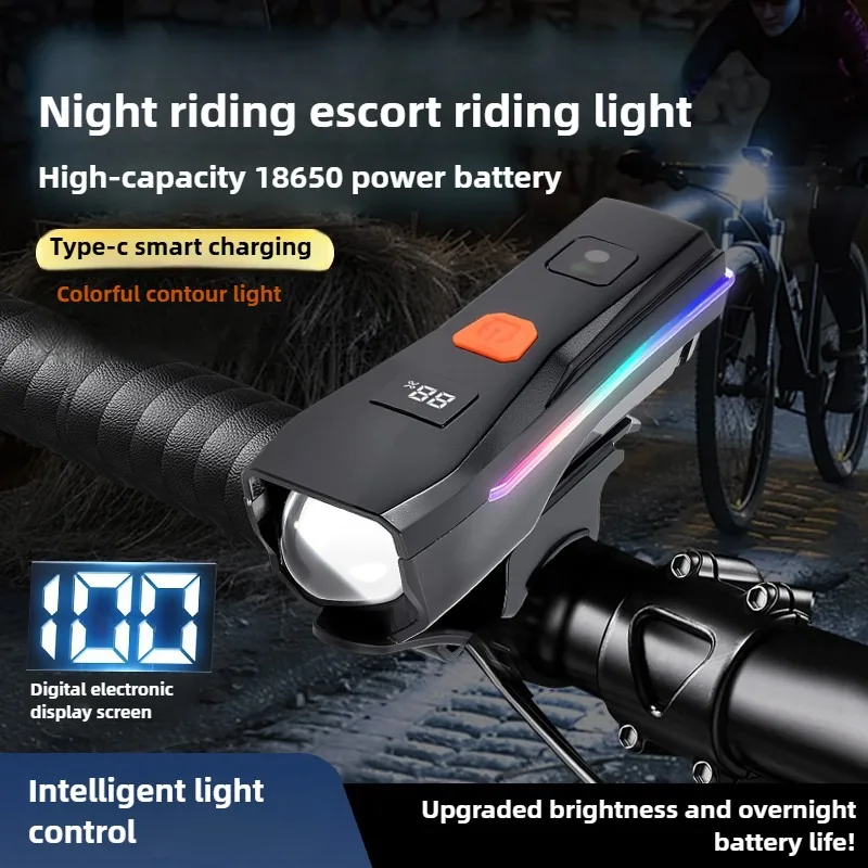 Интеллектуальный светочувствительный передний фонарь для велосипеда с зарядкой типа C, портативный велосипедный фонарик, быстросъемная велосипедная фара
Интеллектуальный светочувствительный передний фонарь для велосипеда с зарядкой типа C, портативный велосипедный фонарик, быстросъемная велосипедная фара