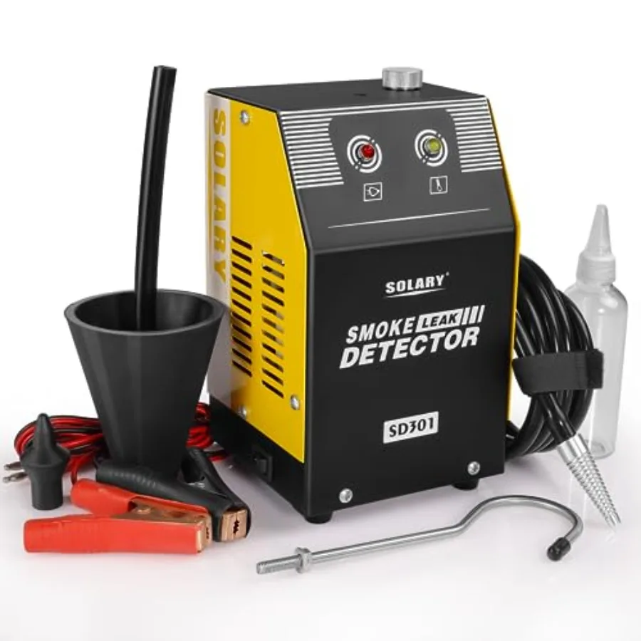 Automotive Smoke Machine Leak Detector 12V DC EVAP Vacuum Diagnostic Tester for Pipe System Black High-Pressure Smoke Te
Automotive Smoke Machine Leak Detector 12V DC EVAP Vacuum Diagnostic Tester for Pipe System Black High-Pressure Smoke Te