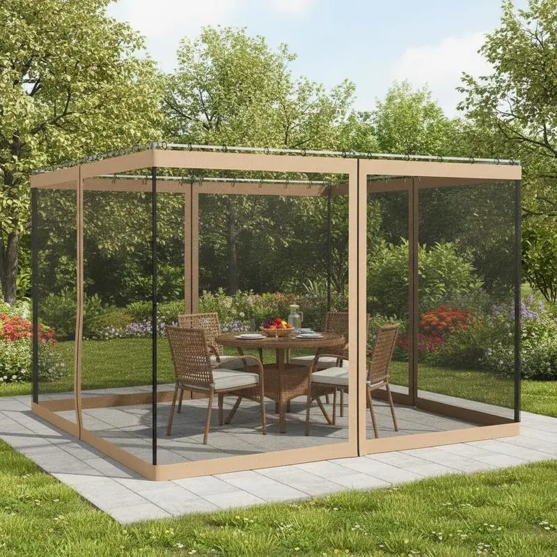 302 x 207cm Universal Replacement Mesh Sidewall Netting for Gazebos and Canopy Tents, (Sidewall Only) Beige
302 x 207cm Universal Replacement Mesh Sidewall Netting for Gazebos and Canopy Tents, (Sidewall Only) Beige
