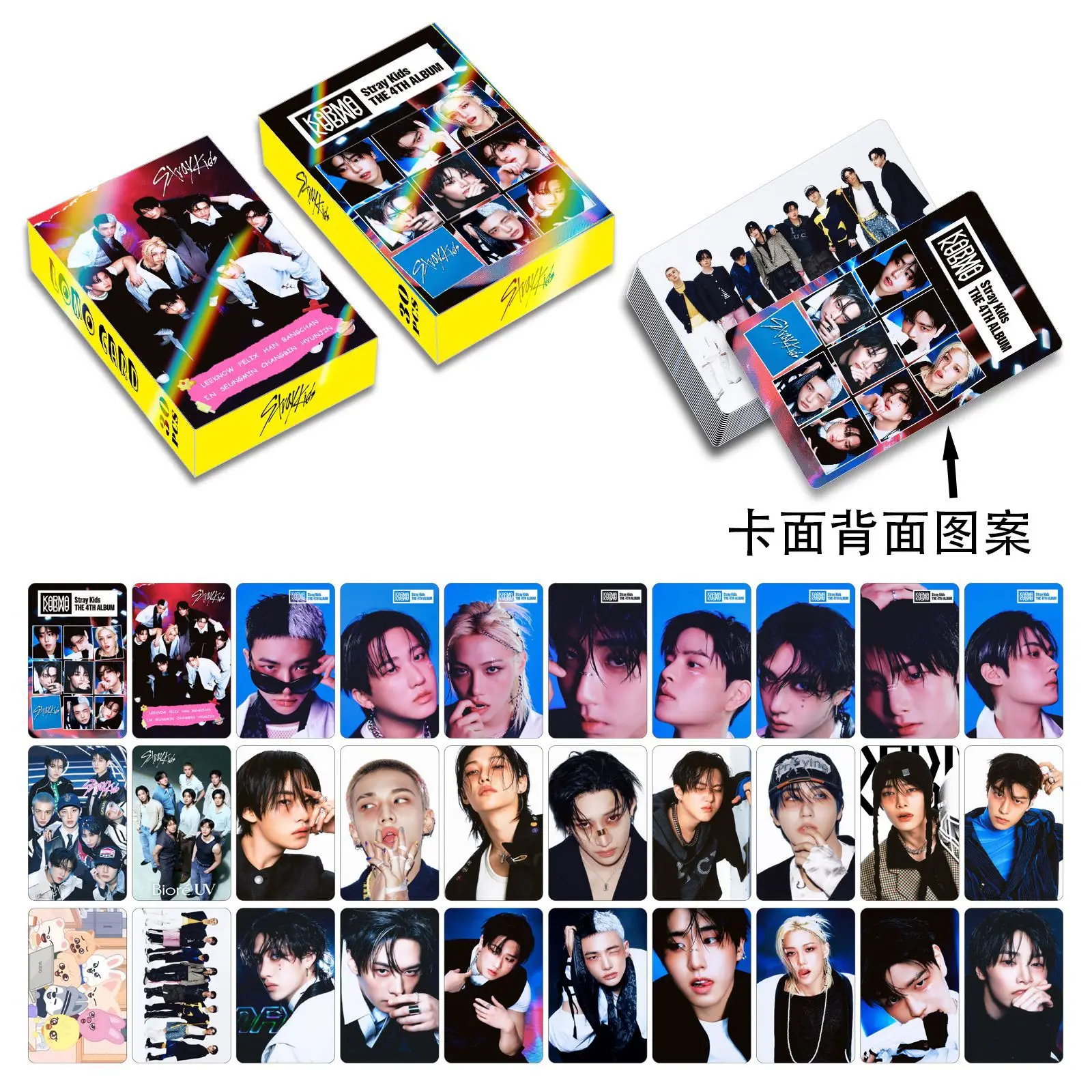 30 Pcs Karma Lomo Skzoo Straykids Photocards Double Sided The 4th Album Boy Group Collectibles For Fans Collection Gift
30 Pcs Karma Lomo Skzoo Straykids Photocards Double Sided The 4th Album Boy Group Collectibles For Fans Collection Gift