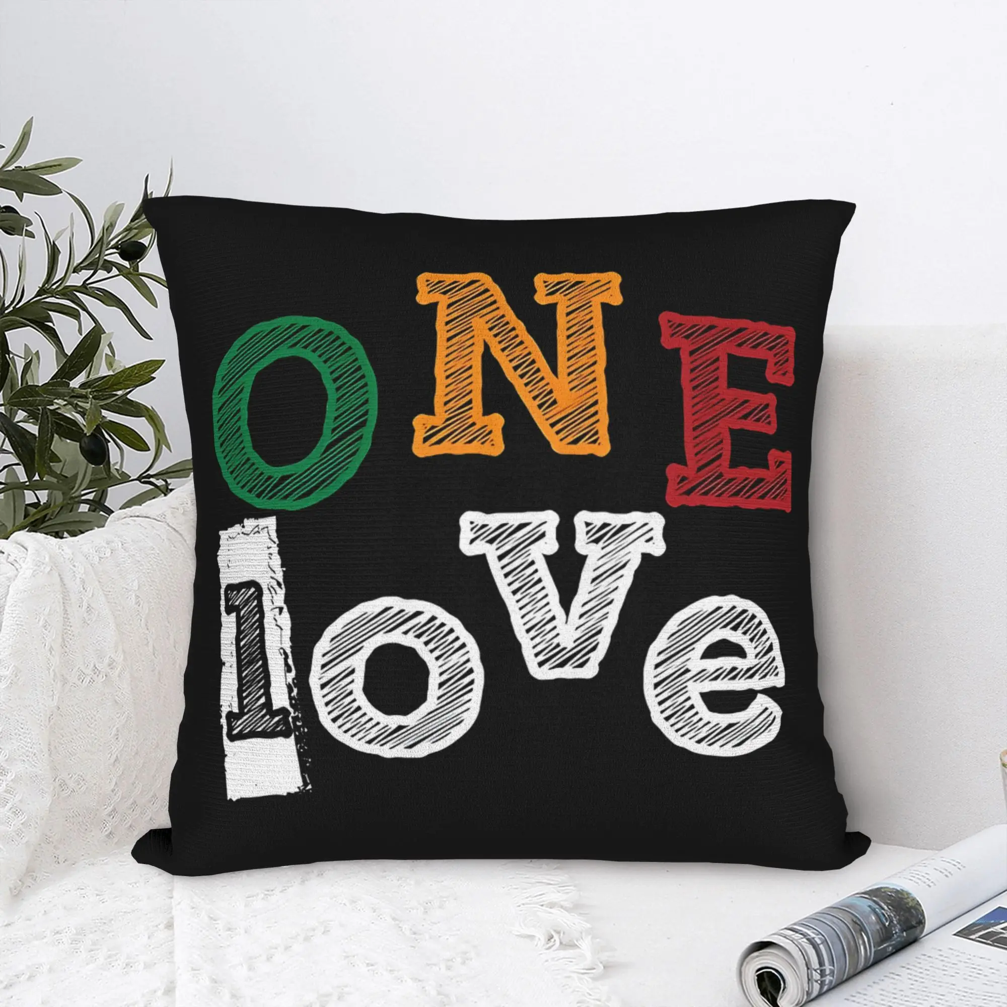 One Love Pillowcase, Reggae Music Style Cushion Cover, Rasta Color Typography Art, Bob Marley Inspired Home Decor,
One Love Pillowcase, Reggae Music Style Cushion Cover, Rasta Color Typography Art, Bob Marley Inspired Home Decor,