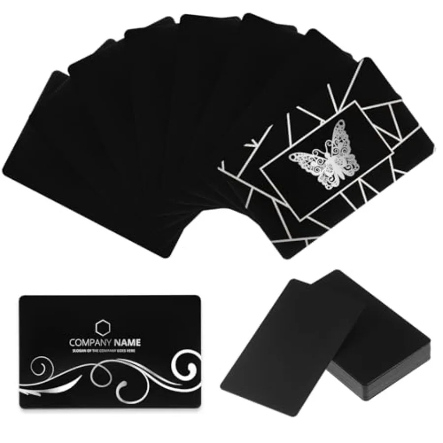 Pieces Metal Business Cards Anodized 0.8 mm Thick Aluminum Blanks 3.4 x 2.1 Inch Printable Metal Business Card for Custom Patte
Pieces Metal Business Cards Anodized 0.8 mm Thick Aluminum Blanks 3.4 x 2.1 Inch Printable Metal Business Card for Custom Patte