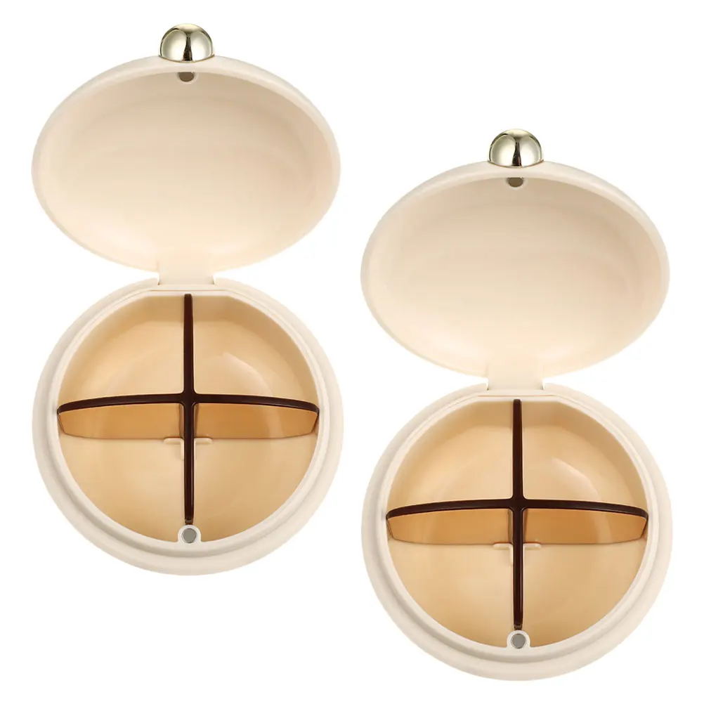 2 Pcs Medicine Holder Small Pill Box Medication Containers for Personal Use Porcelain White Travel
2 Pcs Medicine Holder Small Pill Box Medication Containers for Personal Use Porcelain White Travel