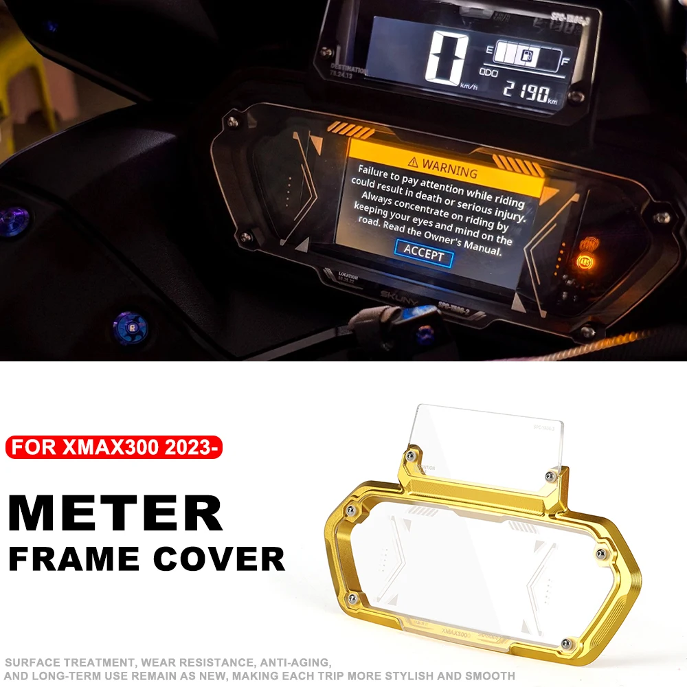 For YAMAHA XMAX 300 2023 - 2025 High - Quality Protective SetMotorcycle - Instrument Meter Frame Cover & Screen Protector
For YAMAHA XMAX 300 2023 - 2025 High - Quality Protective SetMotorcycle - Instrument Meter Frame Cover & Screen Protector