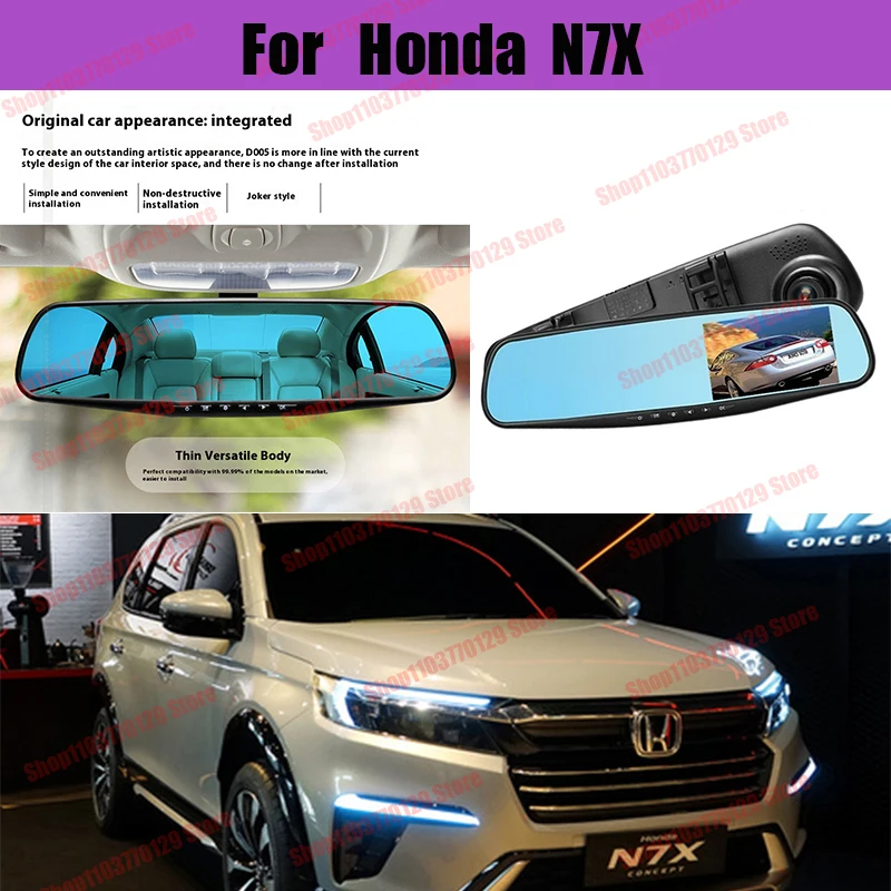 For Honda N7X High definition dual lens driving recorder with front and rear dual recording reverse images Car dvr
For Honda N7X High definition dual lens driving recorder with front and rear dual recording reverse images Car dvr