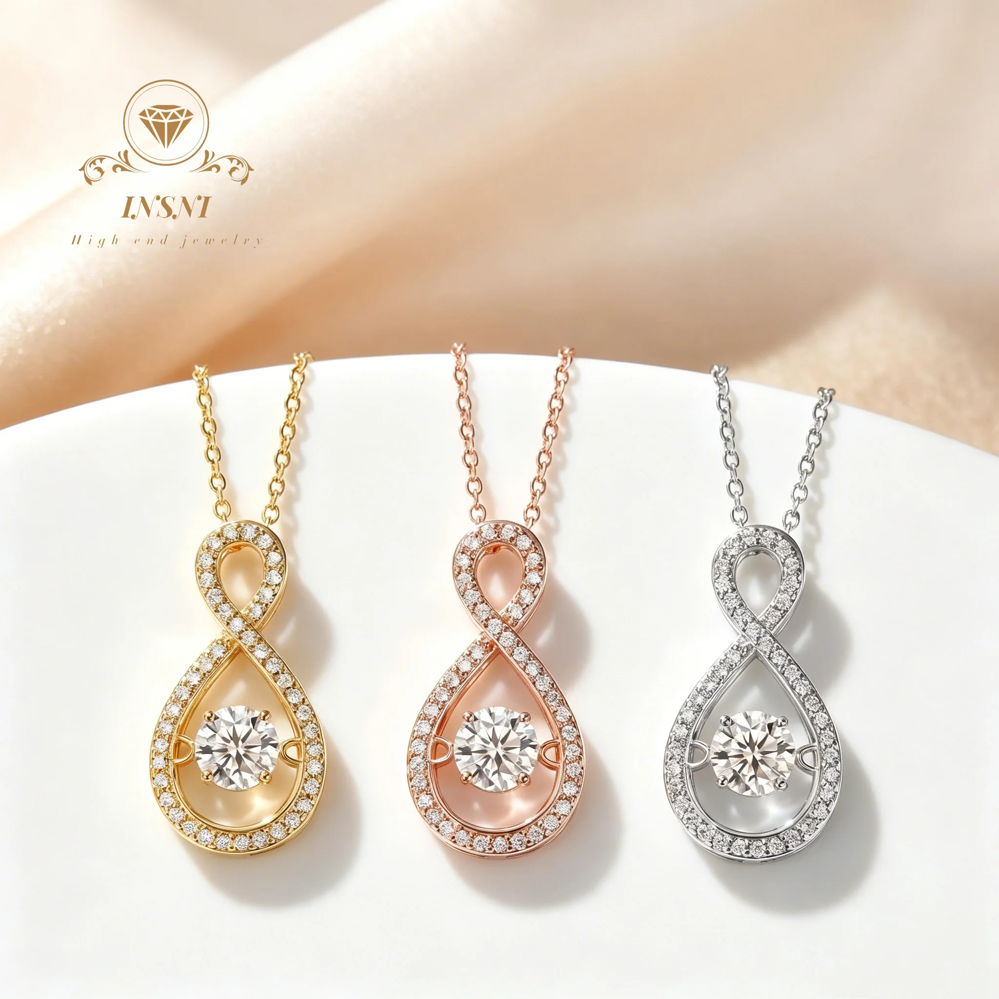 S925 Silver Smart Moissanite 8-character Pendant Necklace Temperament Unlimited Love Collarbone Affordable Light Luxury Jewelry
S925 Silver Smart Moissanite 8-character Pendant Necklace Temperament Unlimited Love Collarbone Affordable Light Luxury Jewelry