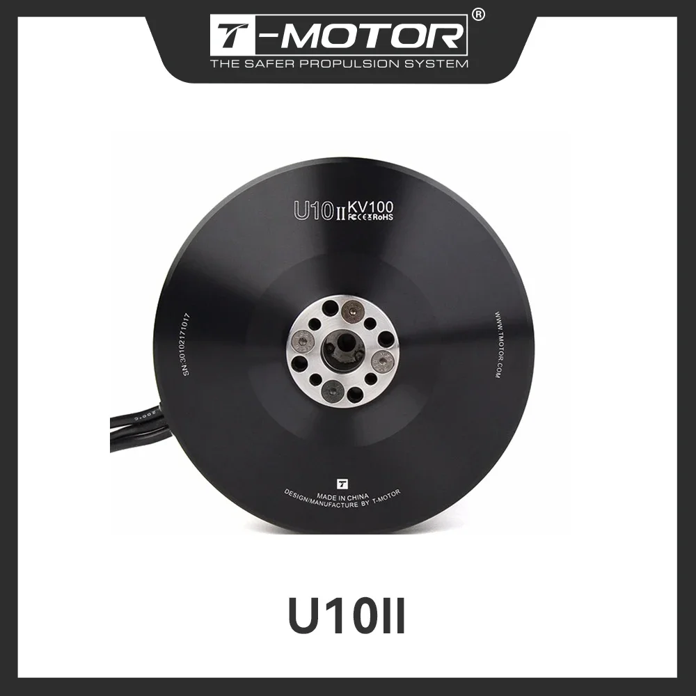 T-MOTOR U10 II KV100 Brushless Electrical Motor For Quadrocopter Aircraft With New Iron Core Design 10KG+Thrust
T-MOTOR U10 II KV100 Brushless Electrical Motor For Quadrocopter Aircraft With New Iron Core Design 10KG+Thrust