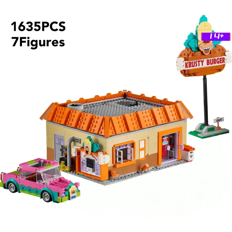 2026 NEW 10352 Creative House Model The Simpsons Krusty Burger Store Adult Assembly Building Blocks Children's Toy Gift 1635pcs
2026 NEW 10352 Creative House Model The Simpsons Krusty Burger Store Adult Assembly Building Blocks Children's Toy Gift 1635pcs