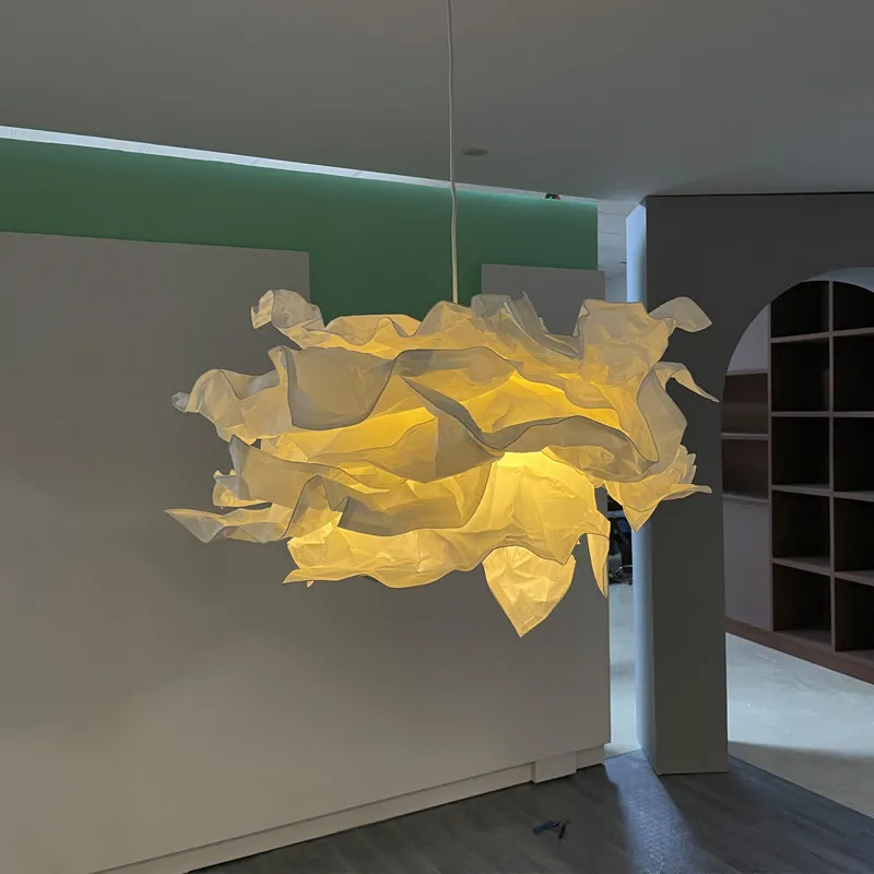 DIY Handmade White Paper Cloud Flower LED Chandelier, Hanging Pendant Lighting for Bedroom, Dining Room, Living Room & Corridor
DIY Handmade White Paper Cloud Flower LED Chandelier, Hanging Pendant Lighting for Bedroom, Dining Room, Living Room & Corridor