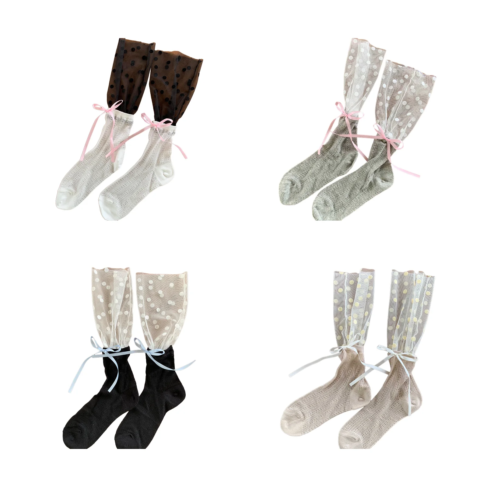 Белые кружевные носки в стиле Лолита, комбинация четырех цветов (белый/серый/черный/хаки)
Белые кружевные носки в стиле Лолита, комбинация четырех цветов (белый/серый/черный/хаки)