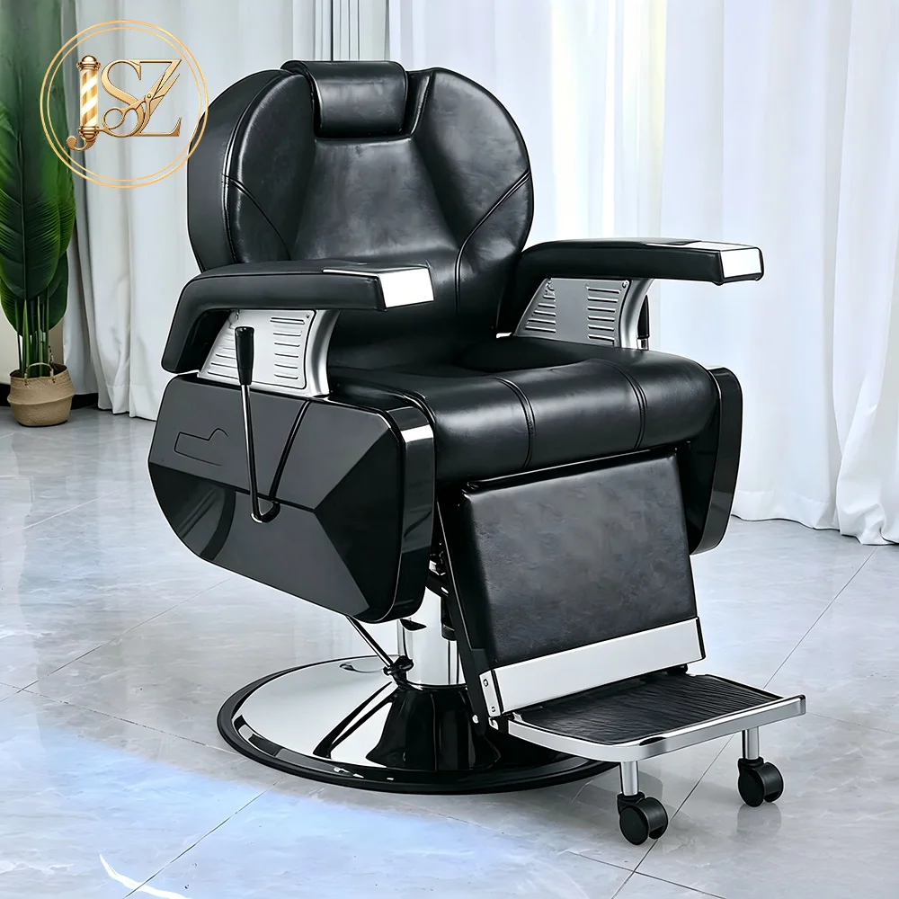 Modern Large Reclining Barber Chair Hydraulic Pump Design Sturdy Salon Furniture for Barbershop Use
Modern Large Reclining Barber Chair Hydraulic Pump Design Sturdy Salon Furniture for Barbershop Use