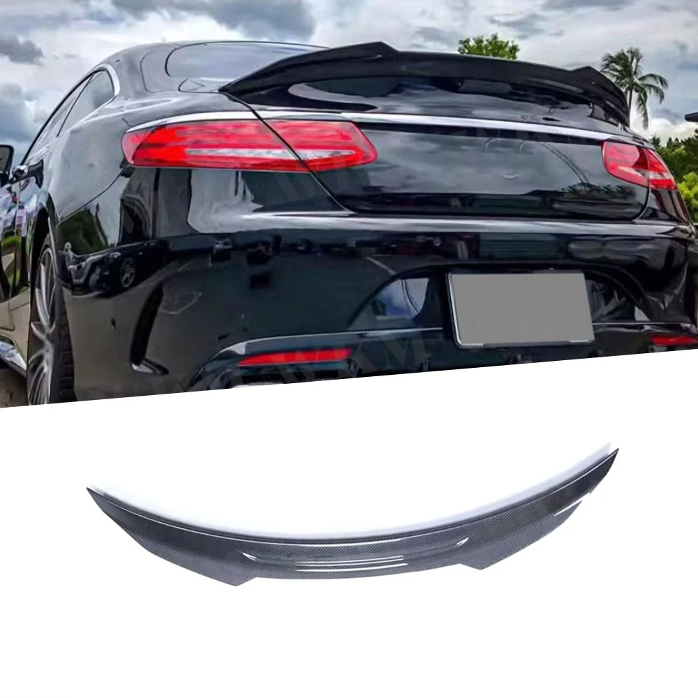 Carbon Fibe Rear Spoiler Boot Duck Wings Rear Trunk Spoiler Trim Bodykits Car Styling For Benz C217 S500 S63 S65 Coupe 2015-2020
Carbon Fibe Rear Spoiler Boot Duck Wings Rear Trunk Spoiler Trim Bodykits Car Styling For Benz C217 S500 S63 S65 Coupe 2015-2020