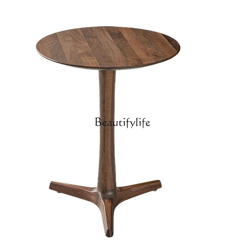 FG11North America Black Walnut Middle Ancient Solid Wood Side Table Nordic Modern Minimalist Living Room round Tea Table
FG11North America Black Walnut Middle Ancient Solid Wood Side Table Nordic Modern Minimalist Living Room round Tea Table