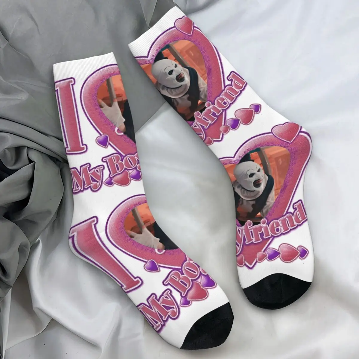 Чулки Terrifier I Love My Boyfriend, мужские носки для взрослых, теплые мягкие носки Kawaii, зимние антибактериальные носки для скалолазания, подарок
Чулки Terrifier I Love My Boyfriend, мужские носки для взрослых, теплые мягкие носки Kawaii, зимние антибактериальные носки для скалолазания, подарок