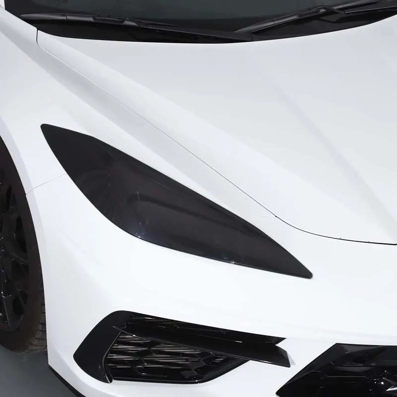 ABS Blackened Car Headlight Head Lampshade Cover Accessories for Corvette C8 Z06 Z51 2020-2025 
ABS Blackened Car Headlight Head Lampshade Cover Accessories for Corvette C8 Z06 Z51 2020-2025