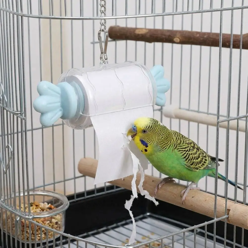 Hanging Chain Parrot Shredding Toy Candy Shape Plastic Bird Cage Chew Toy with Rolling Paper Wear Resistant
Hanging Chain Parrot Shredding Toy Candy Shape Plastic Bird Cage Chew Toy with Rolling Paper Wear Resistant