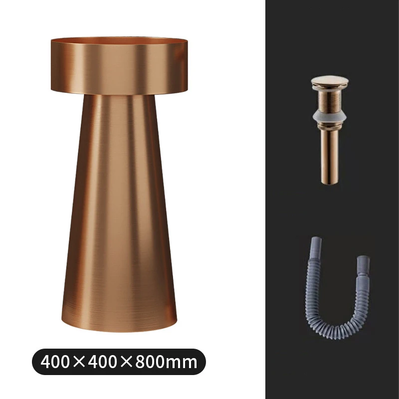 Современная роскошная раковина для ванной комнаты в отеле, колонна из нержавеющей стали, умывальник с креплением на смеситель с одним отверстием, полированный слив в комплекте
Современная роскошная раковина для ванной комнаты в отеле, колонна из нержавеющей стали, умывальник с креплением на смеситель с одним отверстием, полированный слив в комплекте