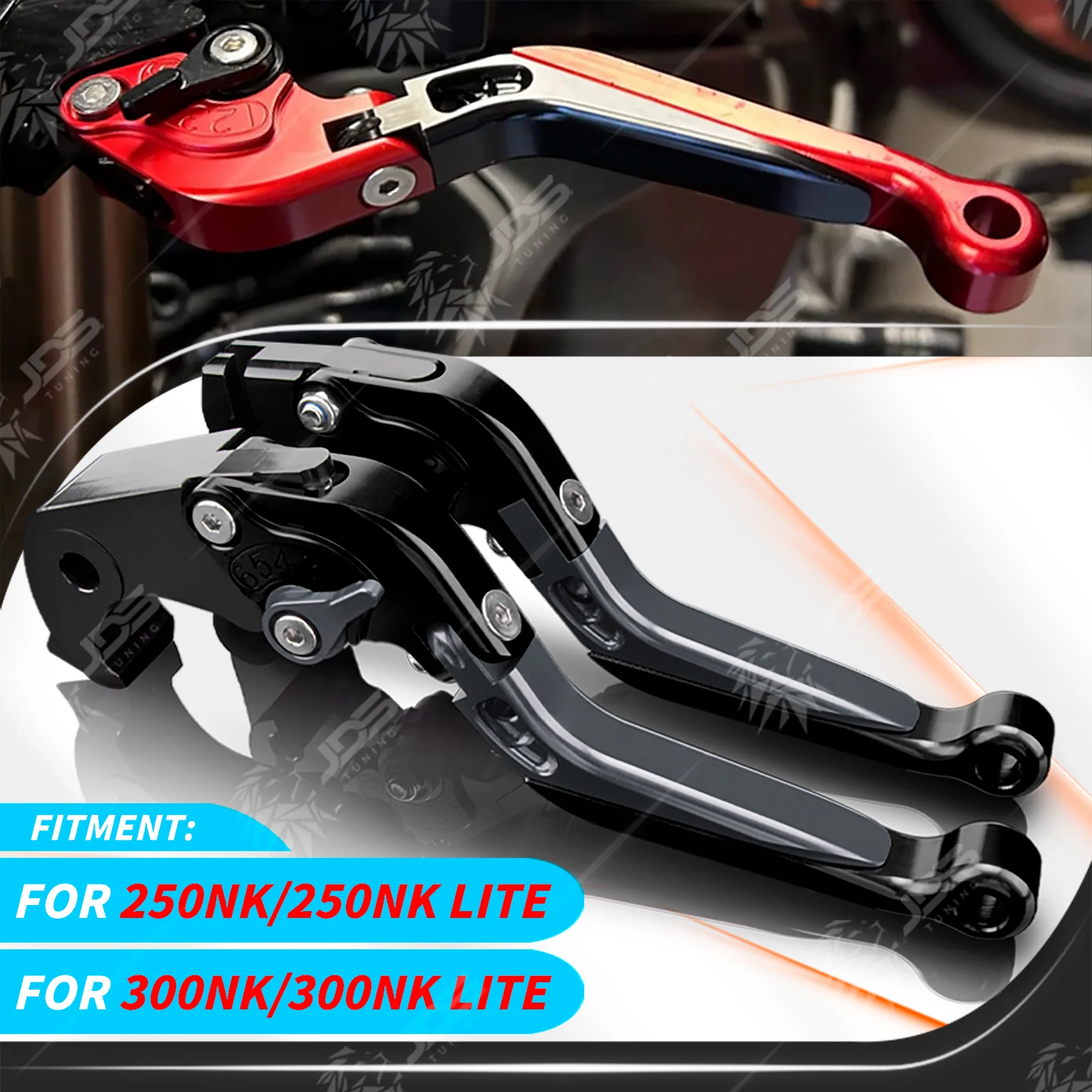 JDSTUNING For CFMOTO 250NK/300NK/LITE Clutch Lever Brake Lever Set Adjustable Folding Handle Levers Motorcycle Accessories Parts
JDSTUNING For CFMOTO 250NK/300NK/LITE Clutch Lever Brake Lever Set Adjustable Folding Handle Levers Motorcycle Accessories Parts