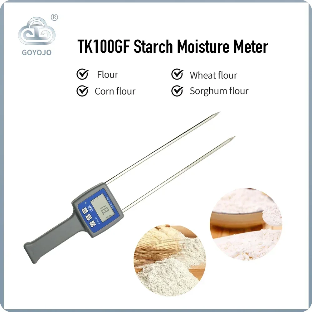 TK100GF Digital Flour Moisture Meter Wheat Corn 11 Kinds Grain Soya Beans Coffee Maize Peas Flour Humidity Tester
TK100GF Digital Flour Moisture Meter Wheat Corn 11 Kinds Grain Soya Beans Coffee Maize Peas Flour Humidity Tester