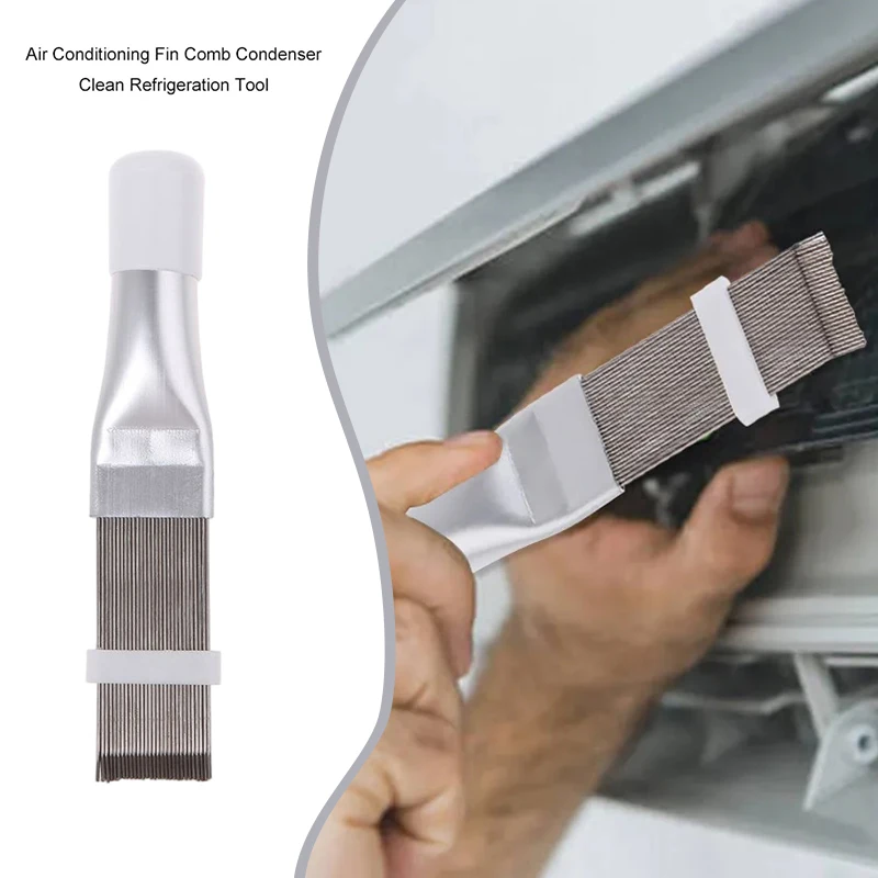 Air Conditioner Fin Comb Air Brush Stainless Steel Aluminium Durable Condenser Radiator Cleaning Accessory Warp Brush
Air Conditioner Fin Comb Air Brush Stainless Steel Aluminium Durable Condenser Radiator Cleaning Accessory Warp Brush