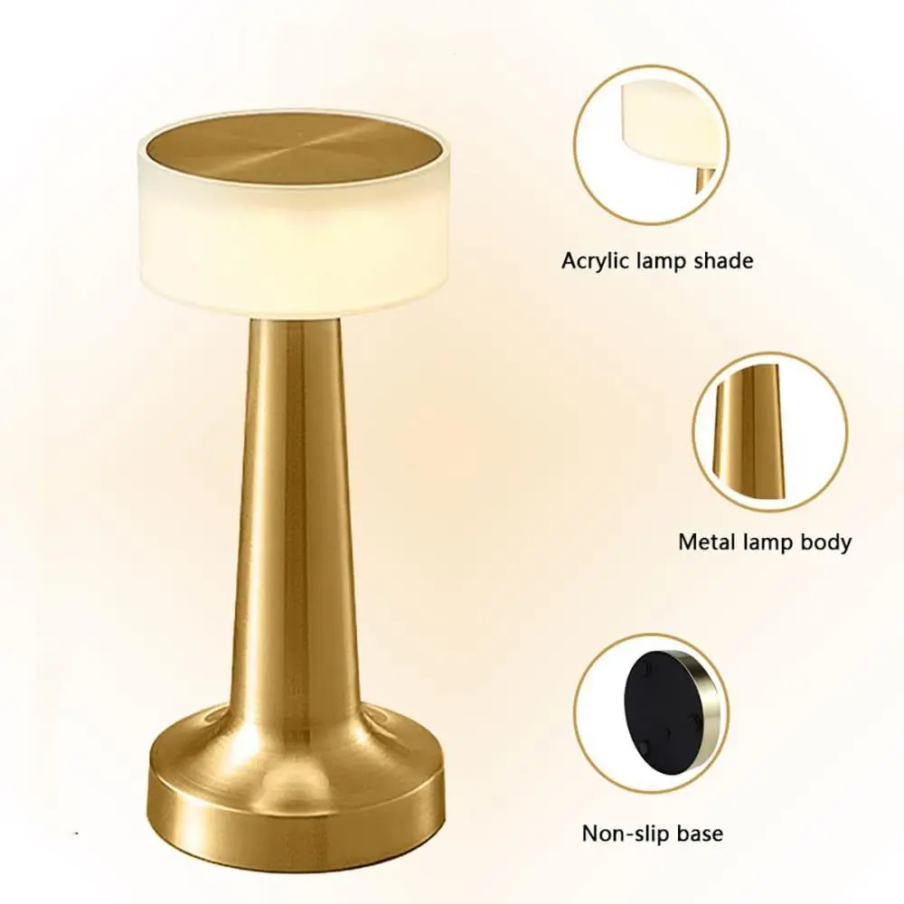 Creative Retro Table Lamp Cordless Dimmable LED Reading Lamp LED Wireless Lighting Rechargeable Desk Light Living Room Decor
Creative Retro Table Lamp Cordless Dimmable LED Reading Lamp LED Wireless Lighting Rechargeable Desk Light Living Room Decor