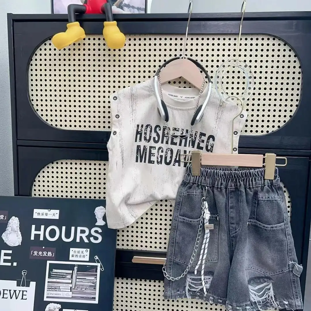 Boys' Summer Clothing 2026 Trendy Korean Style Shorts Cool Toddler Boys' Casual Outfit for 3-12 Years
Boys' Summer Clothing 2026 Trendy Korean Style Shorts Cool Toddler Boys' Casual Outfit for 3-12 Years