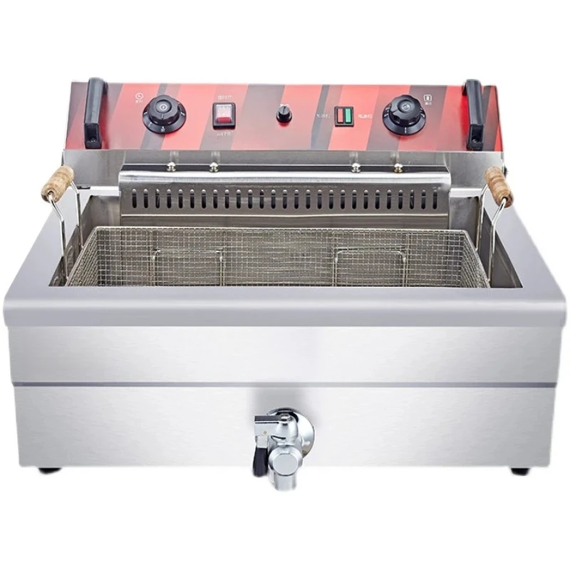 Electric Fryer Commercial Deep Frying Pan Fried Dough Sticks Machine Large Capacity Fried Chicken Cutlet Deep Fryer with Timing
Electric Fryer Commercial Deep Frying Pan Fried Dough Sticks Machine Large Capacity Fried Chicken Cutlet Deep Fryer with Timing