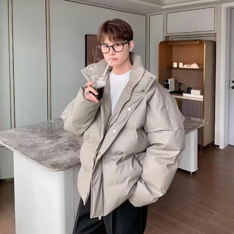 Leisure stand up collar cotton jacket college fashion trend thick warm bread jacket fitting fluffy high-quality jacket unisex 20
Leisure stand up collar cotton jacket college fashion trend thick warm bread jacket fitting fluffy high-quality jacket unisex 20