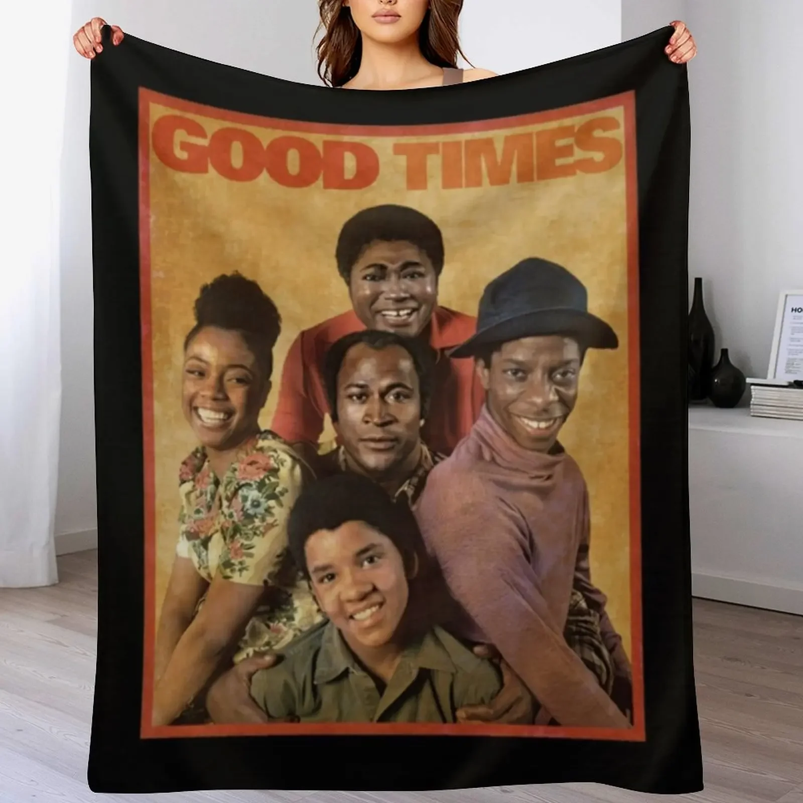 Good Times Throw Blanket Modern Design Soft Blanket for Home Decor
Good Times Throw Blanket Modern Design Soft Blanket for Home Decor