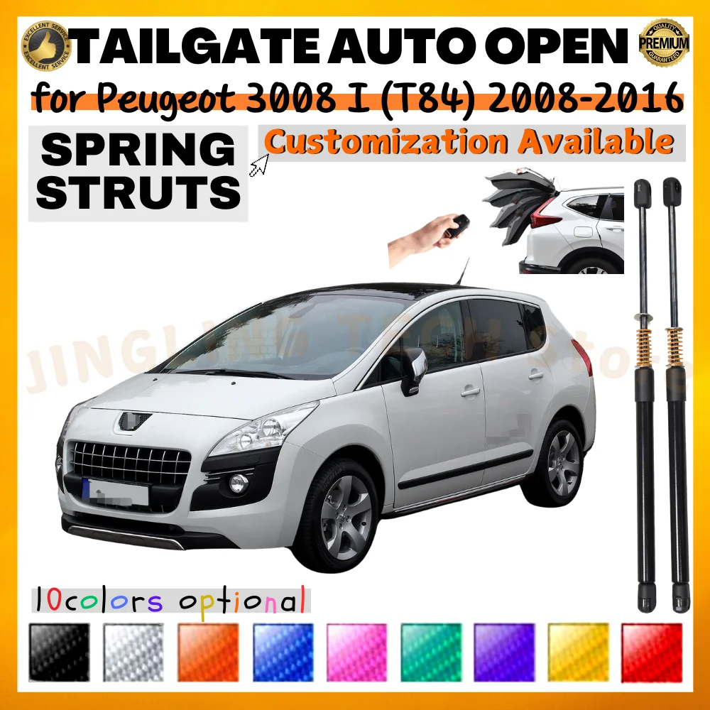 Qty(2) Trunk Struts with Spring for Peugeot 3008 I (T84) SUV 2008-2016 Rear Tailgate Boot Lift Supports Shock Absorbers Dampers
Qty(2) Trunk Struts with Spring for Peugeot 3008 I (T84) SUV 2008-2016 Rear Tailgate Boot Lift Supports Shock Absorbers Dampers
