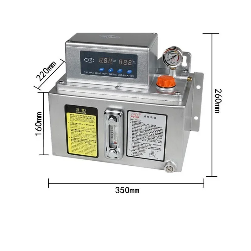 New 220VElectric Thin Oil Lubricating Pump/metal Oil Tank Lubricating Station/automatic Double Digital CNC Machine Tool Oiler
New 220VElectric Thin Oil Lubricating Pump/metal Oil Tank Lubricating Station/automatic Double Digital CNC Machine Tool Oiler