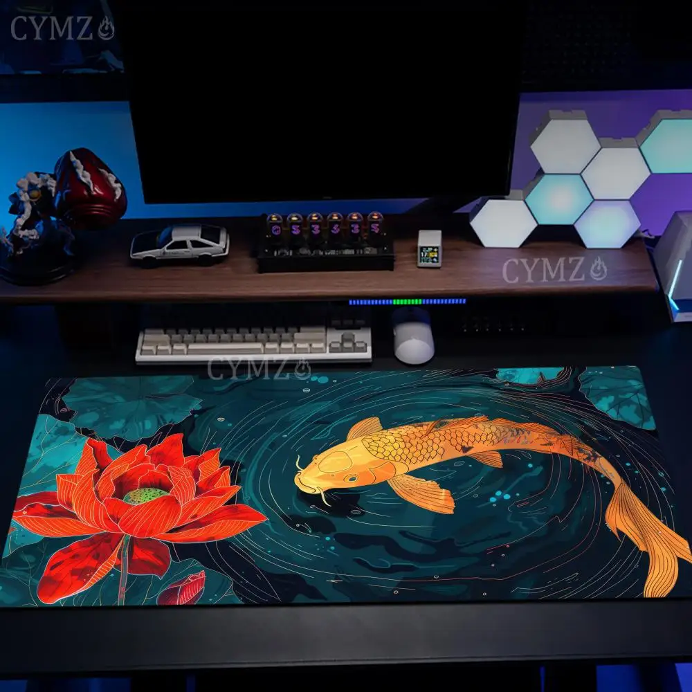 Art aesthetics lotus and koi Mouse Pad Desk Mat with Stitched Edge anti-slip Durable pc accessories Gaming mats maus pad rug
Art aesthetics lotus and koi Mouse Pad Desk Mat with Stitched Edge anti-slip Durable pc accessories Gaming mats maus pad rug