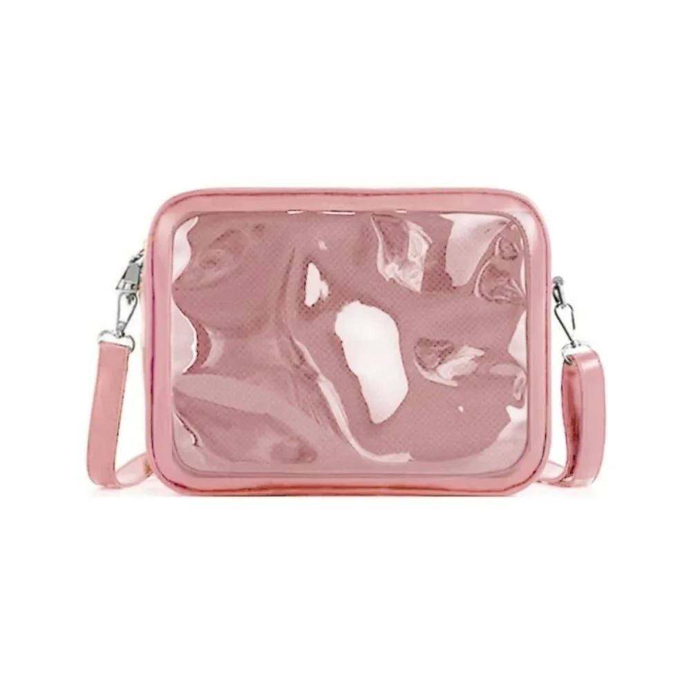 Pouch Bag Zipper Bag Solid Color Itabag PU Idol Merchandise Storage Transparent Bags Storage Bag Wallet Shoulder Bag Women
Pouch Bag Zipper Bag Solid Color Itabag PU Idol Merchandise Storage Transparent Bags Storage Bag Wallet Shoulder Bag Women