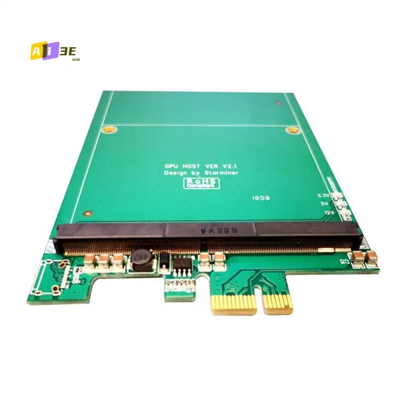 A13E-PCI-E To MXM3.0 Graphics Card Riser Card PCI Express X1 To MXM3.0 Adapter Converter Board With LED For BTC Miner Mining
A13E-PCI-E To MXM3.0 Graphics Card Riser Card PCI Express X1 To MXM3.0 Adapter Converter Board With LED For BTC Miner Mining