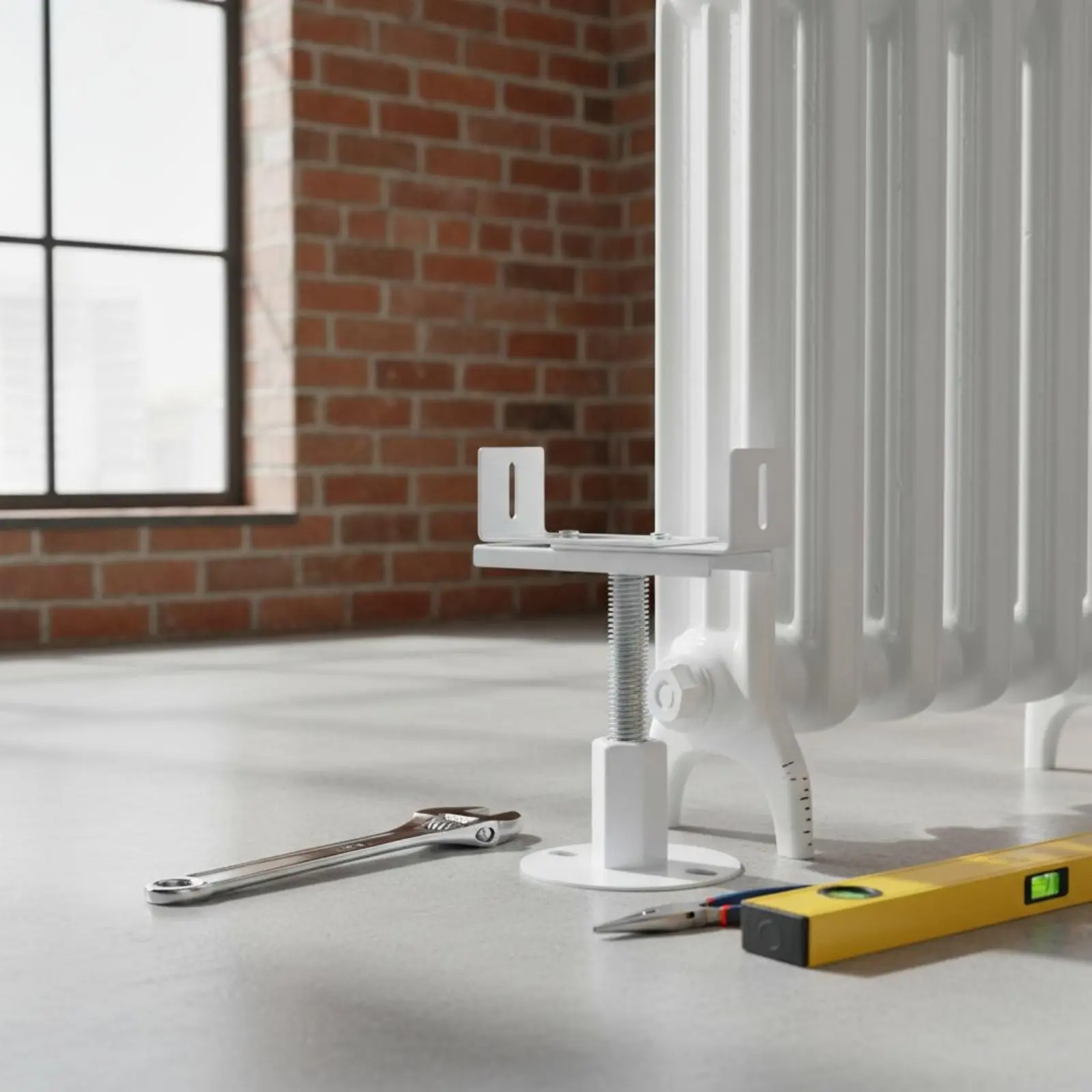 Adjustable Heating Unit Floor Stand Easy Installation Adjustable Heater Bracket Heating System Accessory
Adjustable Heating Unit Floor Stand Easy Installation Adjustable Heater Bracket Heating System Accessory