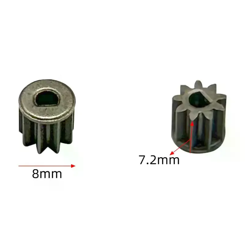 2Pcs Alloy Steel Charging Electric Hand Drill Gear 9-16 Teeth For 550 775 Motor Shaft 3/4.9mm Lithium Battery Motor Gear
2Pcs Alloy Steel Charging Electric Hand Drill Gear 9-16 Teeth For 550 775 Motor Shaft 3/4.9mm Lithium Battery Motor Gear
