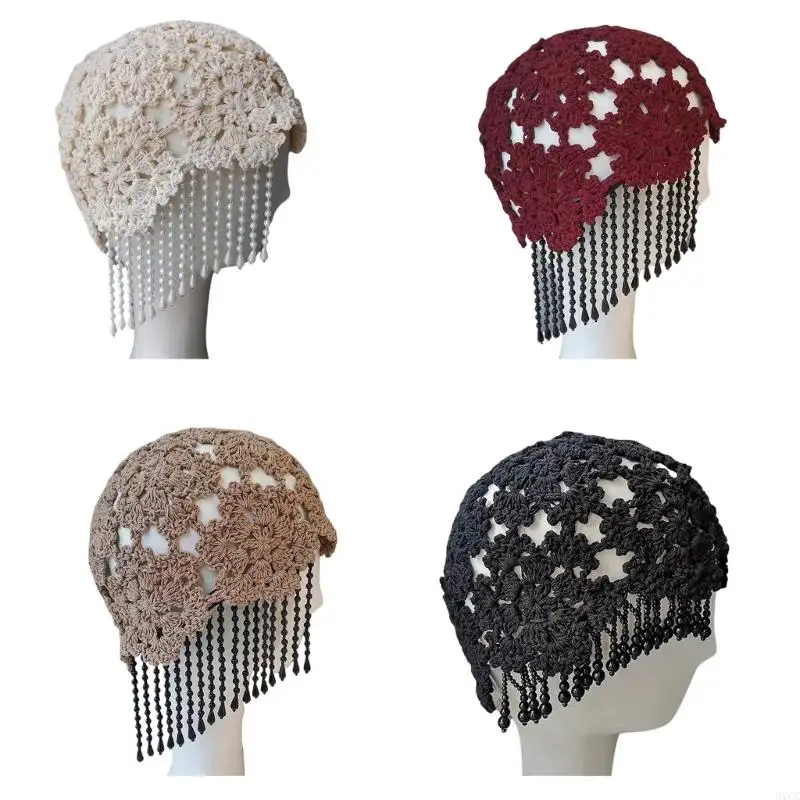 62CC Fashion Long Tassels Hat with Pearls for Weddings Parties and Everyday Wear
62CC Fashion Long Tassels Hat with Pearls for Weddings Parties and Everyday Wear