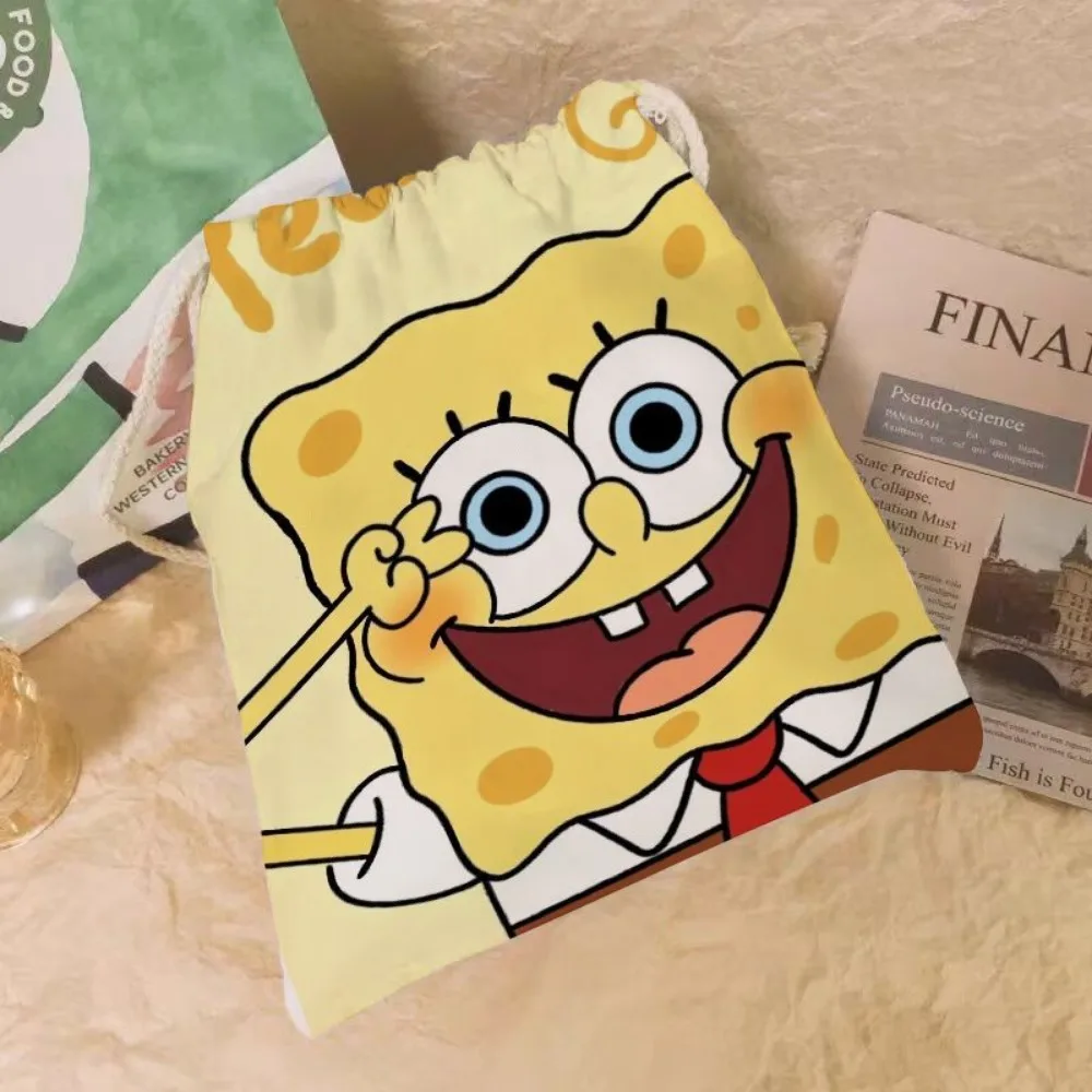 SpongeBobs SquarePants Cute Drawstring Bag Student Cloth Pouch Cosmetic Organizer Travel Clothes Storage Bag Gift Bag Daily Use
SpongeBobs SquarePants Cute Drawstring Bag Student Cloth Pouch Cosmetic Organizer Travel Clothes Storage Bag Gift Bag Daily Use