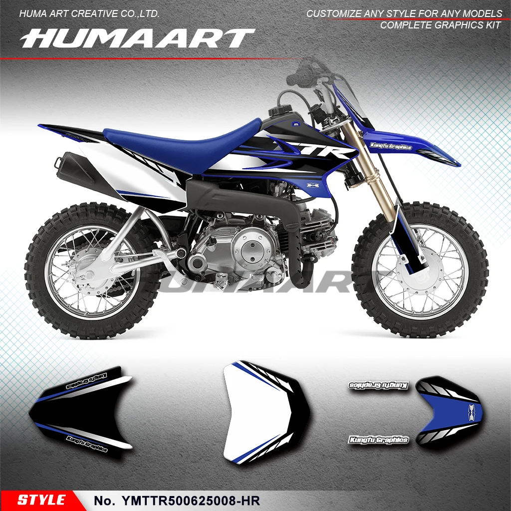 Комплект графических наклеек HUMAART, мотоциклетные наклейки для YAMAHA TT-R50E TTR50 TT-R 50 2006-2026, ремонт, YMTTR500625008-HR
Комплект графических наклеек HUMAART, мотоциклетные наклейки для YAMAHA TT-R50E TTR50 TT-R 50 2006-2026, ремонт, YMTTR500625008-HR