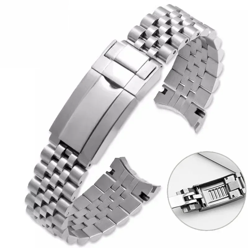 Watchbands for Rolex Sub GMT Yacht Daytona Fine-Tuning Pull Button Clasp Luxury Mod Parts Replacement Jubilee Watch strap 20mm
Watchbands for Rolex Sub GMT Yacht Daytona Fine-Tuning Pull Button Clasp Luxury Mod Parts Replacement Jubilee Watch strap 20mm