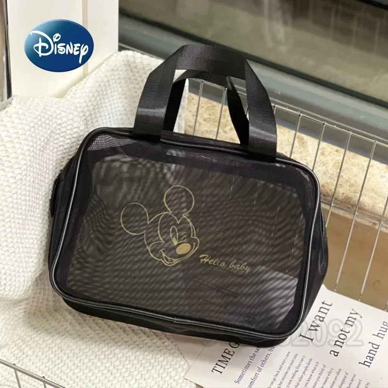 Disney Mickey New Cosmetic Bag Mesh Transparent Women's Portable Cosmetic Bag Fashion Beach Bag Large Capacity High Quality
Disney Mickey New Cosmetic Bag Mesh Transparent Women's Portable Cosmetic Bag Fashion Beach Bag Large Capacity High Quality