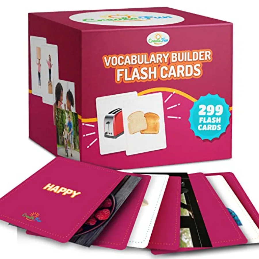 299 Vocabulary Builder Flash Cards Educational Photo Cards for Home Speech Therapy Materials ESL Teaching Materials Includes Em
299 Vocabulary Builder Flash Cards Educational Photo Cards for Home Speech Therapy Materials ESL Teaching Materials Includes Em